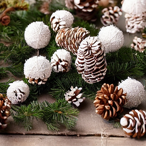Frost-Tipped Woodland Pinecone Ornaments thumbnail 5