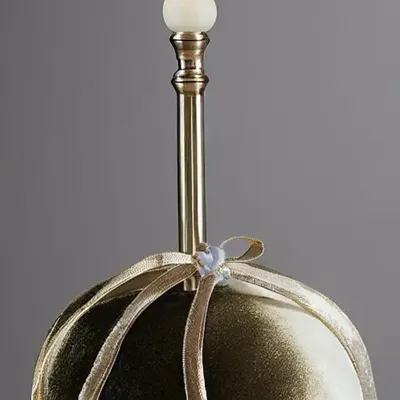 Antique Mercury Glass Finial Ornament