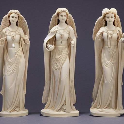 Hand-Carved Wooden Angel Ornament thumbnail 5