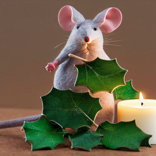 Felt Mouse Caroler Trio thumbnail 3