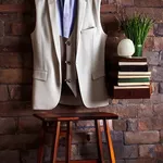 Hearth Plaid Wool Waistcoat thumbnail 2