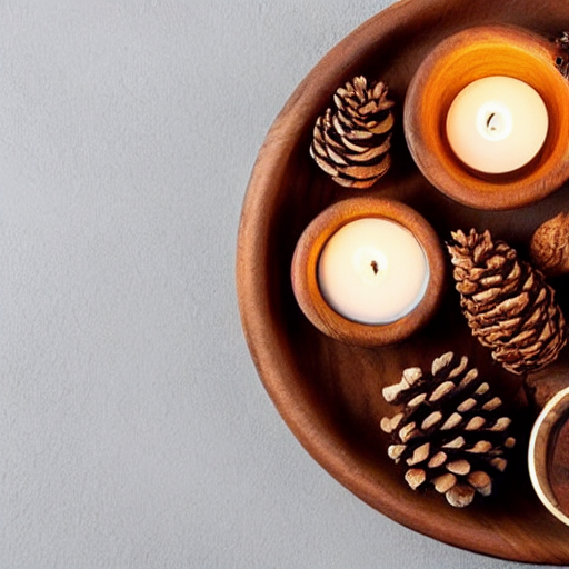 Winter Orchard Potpourri Bowl