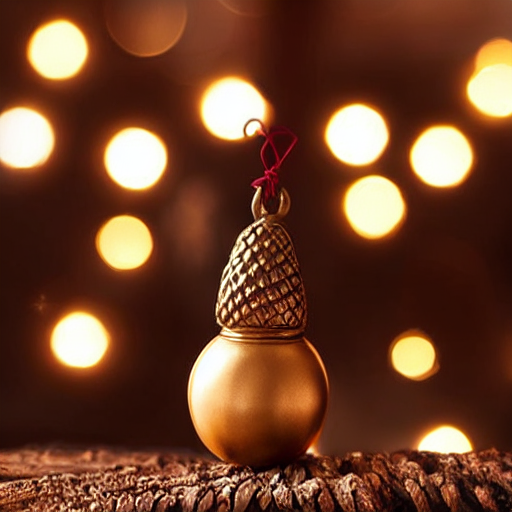 Gilded Acorn Ornaments thumbnail 4