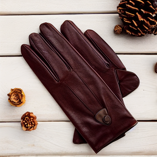 Wool-Lined Leather Gloves