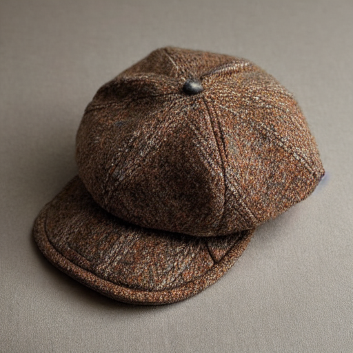 Caramel Tweed Flat Cap