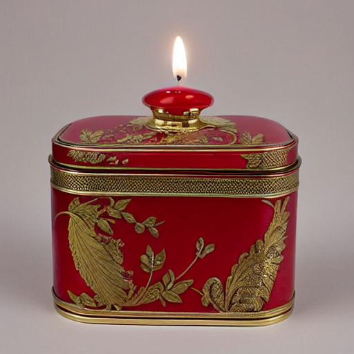 Victorian Tea Caddy Tin