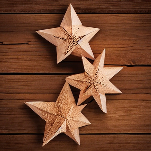 Handwoven Straw Star Ornaments thumbnail 2