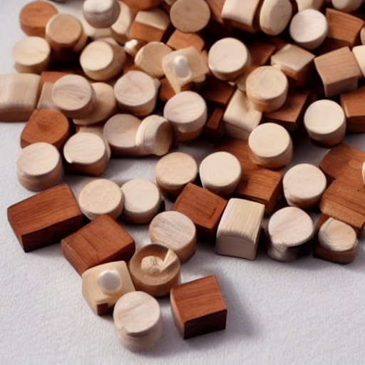 Wooden Domino Set