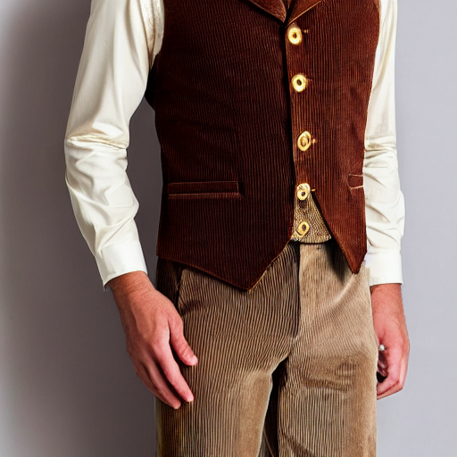 Chestnut Corduroy Waistcoat