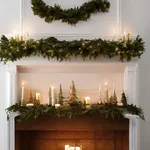 Snow-Dusted Evergreen Garland thumbnail 2