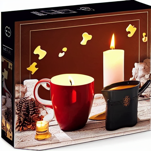 Mini Wooden Jigsaw Puzzle – Winter Village thumbnail 2