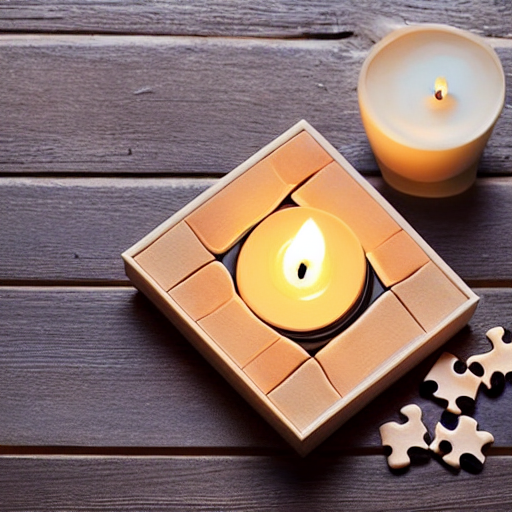 Mini Wooden Jigsaw Puzzle – Winter Village thumbnail 5