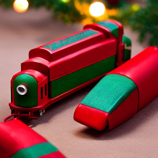 Mini Wooden Train Set