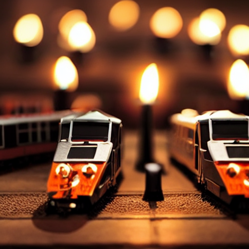 Mini Wooden Train Set thumbnail 5