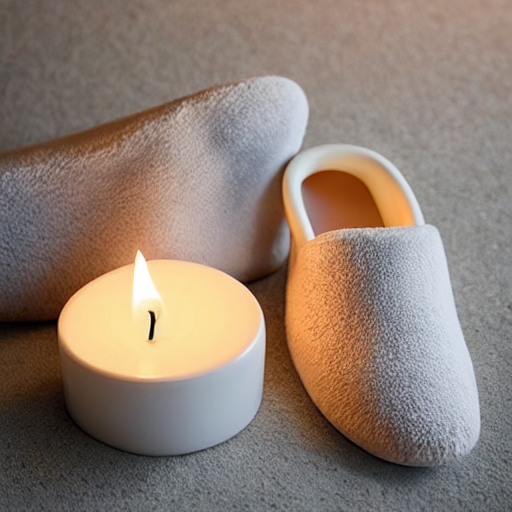 Woolen House Slippers – Holly Trim thumbnail 2