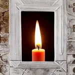 Candlelit Glass Village Scene thumbnail 2
