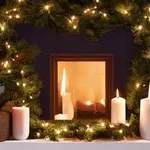 Candlelit Glass Village Scene thumbnail 4