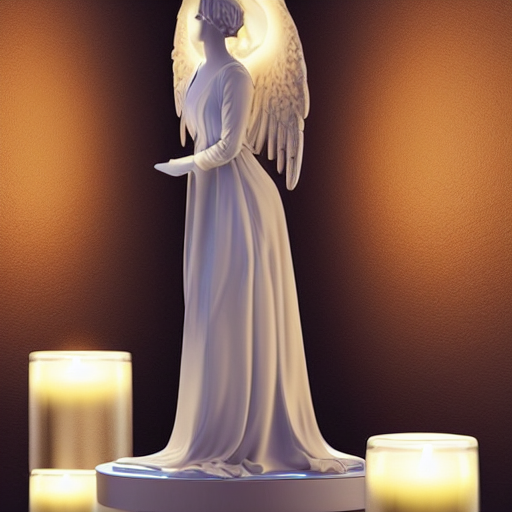 Golden Angel Tree Topper thumbnail 4